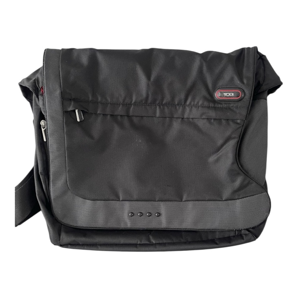 TUMI T-Tech 5123D Black Red Ballistic messenger bag